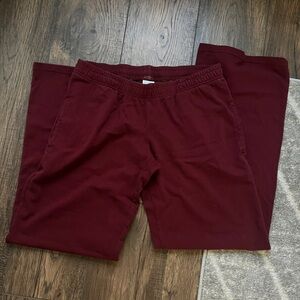 PacSun Burgundy Wide Leg Pants